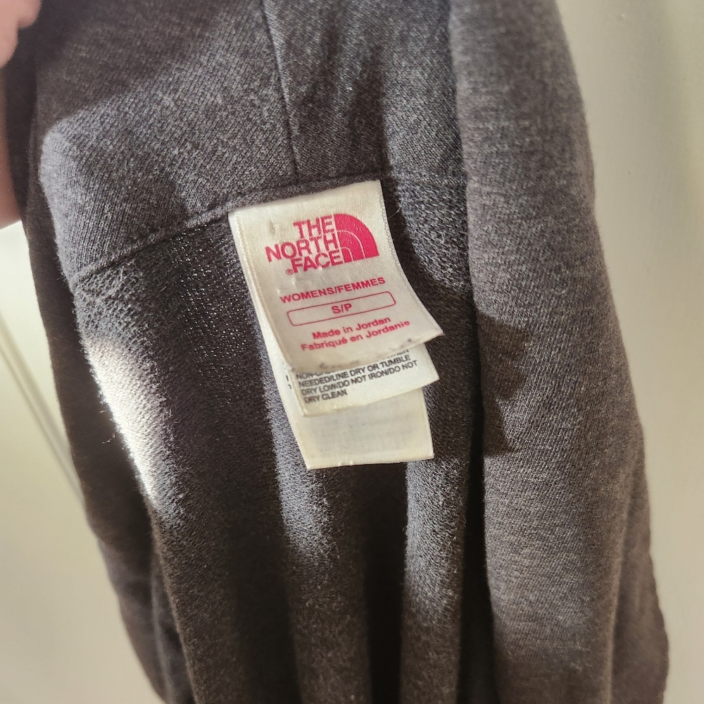 North Face belted cardigan